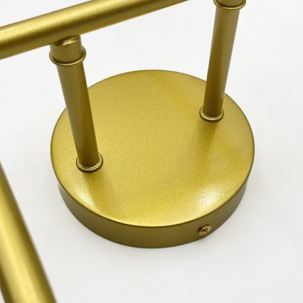 Brilagi - Virsmas montējama griestu lustra MALONY 6xE14/20W/230V zelta krāsas