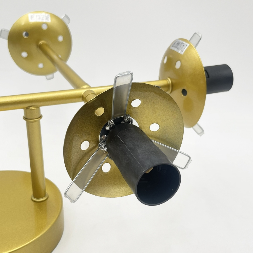 Brilagi - Virsmas montējama griestu lustra MALONY 6xE14/20W/230V zelta krāsas