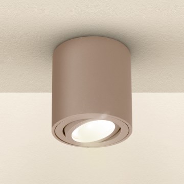 Brilagi - Virsmas montējamais spotgaismeklis MIA 1xGU10/30W/230V 84x80 mm bēšs