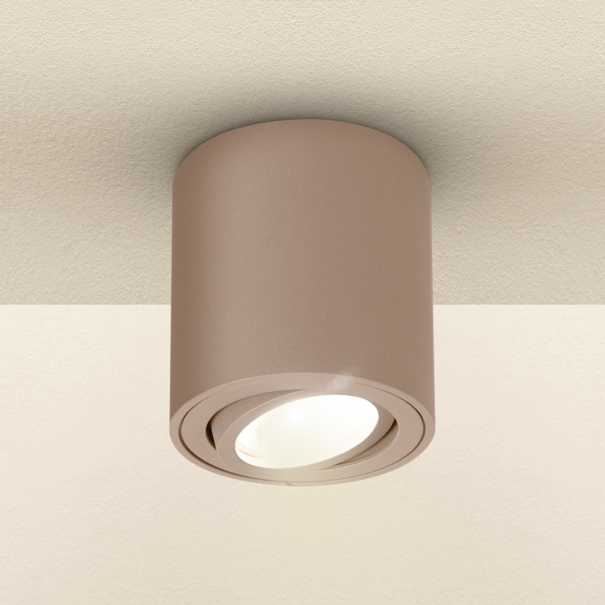 Brilagi - Virsmas montējamais spotgaismeklis MIA 1xGU10/30W/230V 84x80 mm bēšs