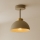 Brilagi - Virsmas montējams griestu gaismeklis MOON 1xE27/60W/230V bēšs/zeltains