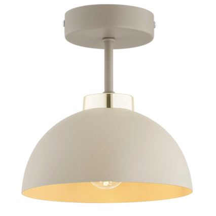 Brilagi - Virsmas montējams griestu gaismeklis MOON 1xE27/60W/230V bēšs/zeltains