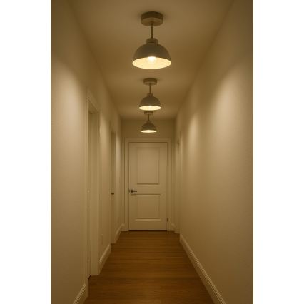 Brilagi - Virsmas montējams griestu gaismeklis MOON 1xE27/60W/230V bēšs/zeltains