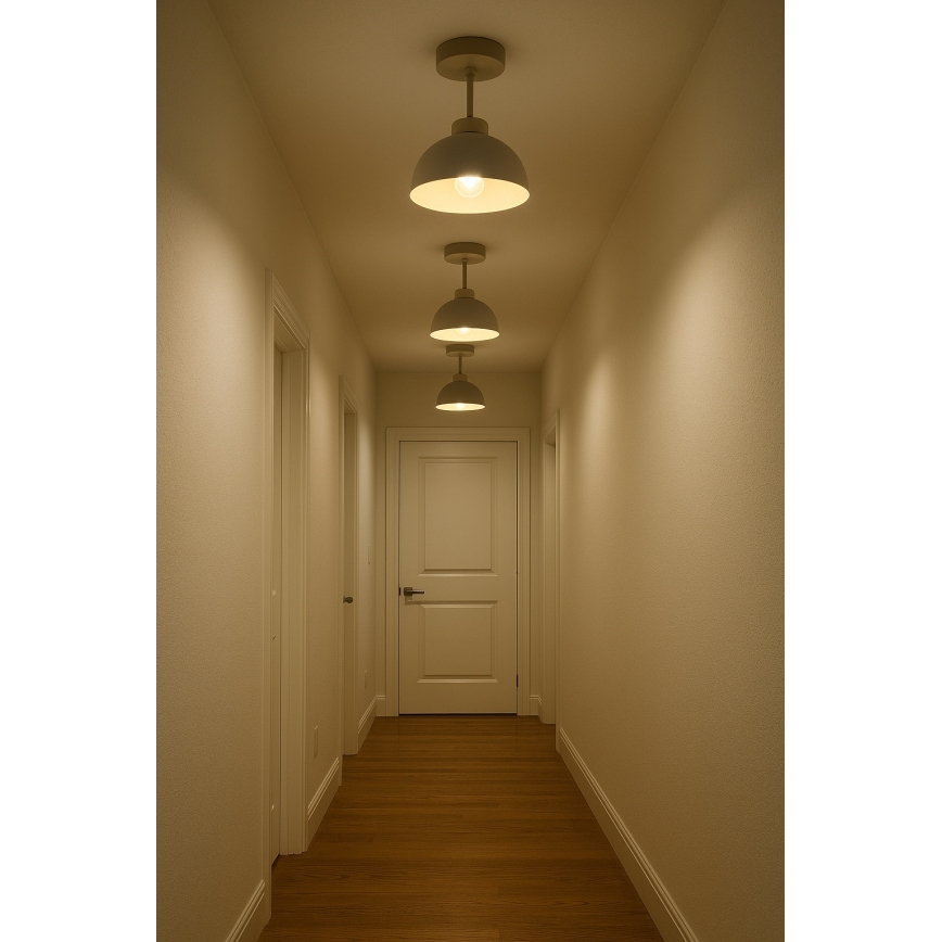 Brilagi - Virsmas montējams griestu gaismeklis MOON 1xE27/60W/230V bēšs/zeltains
