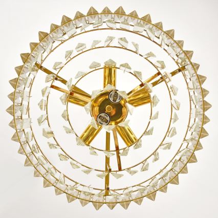 Brilagi - virsmas montējams griestu lustrs CRISTAL 5xE14/40W/230V Ø 43 cm