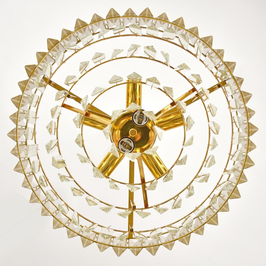 Brilagi - virsmas montējams griestu lustrs CRISTAL 5xE14/40W/230V Ø 43 cm