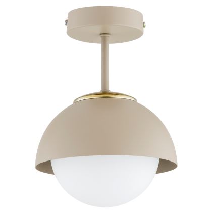 Brilagi - virsmas piestiprināms griestu lustrs COSMO 1xE27/60W/230V bēšs/zelts