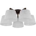 Brilagi - Virsmas piestiprināms griestu lustrs LATTE 5xE27/60W/230V priede/balta