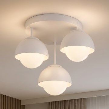 BRILAGI - Virsmontāžas griestu lustrs COSMO 3xE27/60W/230V balts/zelts