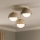 Brilagi - virsmontēta griestu lampa COSMO 3xE27/60W/230V bēša/zelta