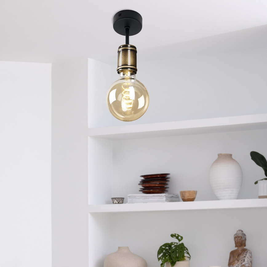 Brilagi - Virsmontēta griestu lampa OMBORO 1xE27/60W/230V