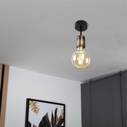Brilagi - Virsmontēta griestu lampa OMBORO 1xE27/60W/230V