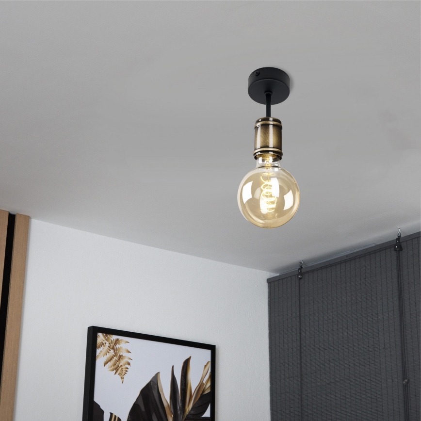 Brilagi - Virsmontēta griestu lampa OMBORO 1xE27/60W/230V