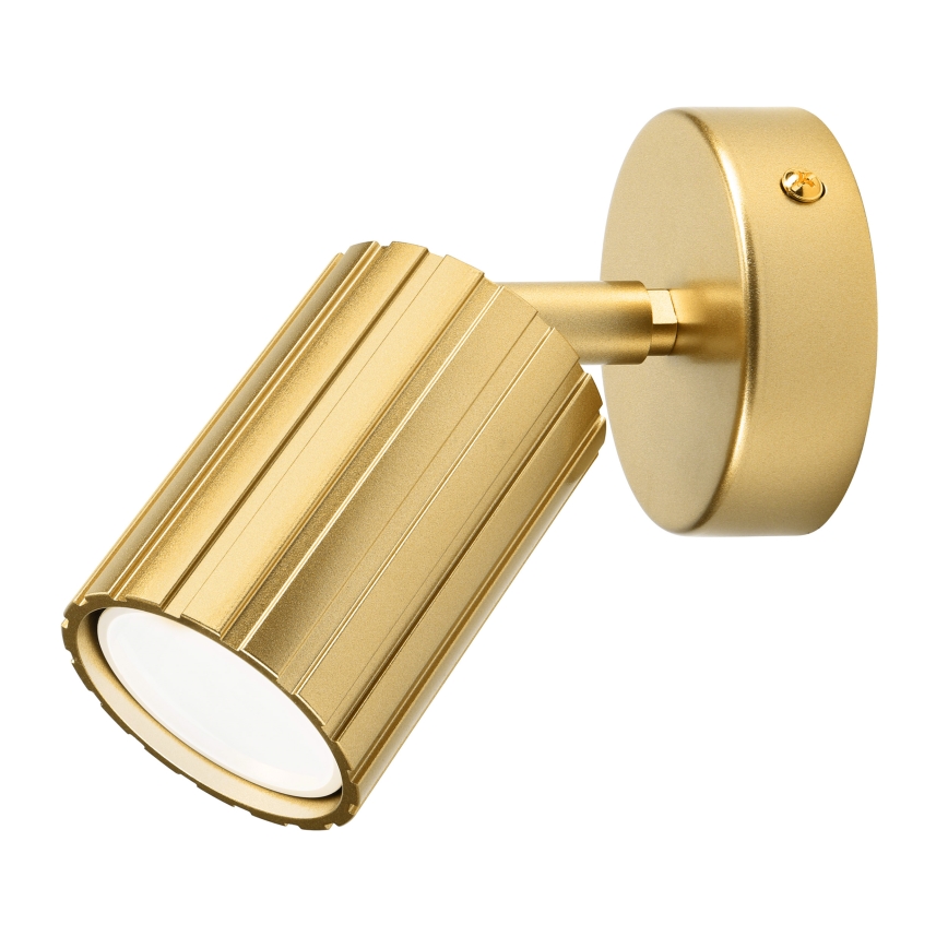 Brilagi - virzāmais gaismeklis CRISPINA 1xGU10/10W/230V zelta krāsā