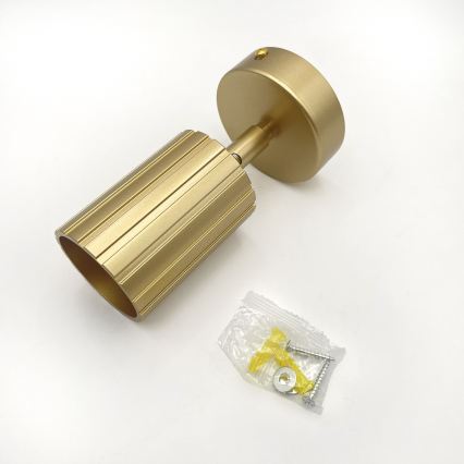 Brilagi - virzāmais gaismeklis CRISPINA 1xGU10/10W/230V zelta krāsā