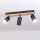 Brilagi - Virzāmais gaismeklis SELE WOOD ACOUSTIC 3xGU10/30W/230V melns/koks