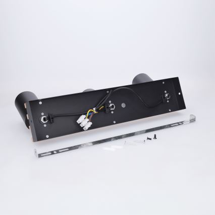 Brilagi - Virzāmais gaismeklis SELE WOOD ACOUSTIC 3xGU10/30W/230V melns/koks