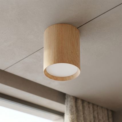 BRILAGI - Virziena gaismeklis SMOOTH LONG 1xGX53/15W/230V 100x82 mm ar ozola dekoru