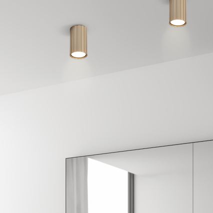 Brilagi - virzāms gaismeklis CRISPINA 1xGU10/10W/230V 10 cm zelta