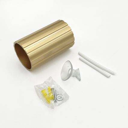 Brilagi - virzāms gaismeklis CRISPINA 1xGU10/10W/230V 10 cm zelta