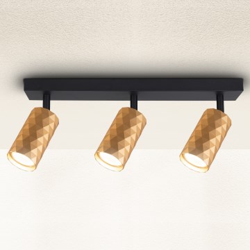 Brilagi - Virzāms griestu gaismeklis SELE DIAMANT 3xGU10/30W/230V zelta