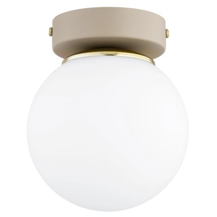 Brilagi - virziena gaismeklis 1xE27/60W/230V bēšs/zelts