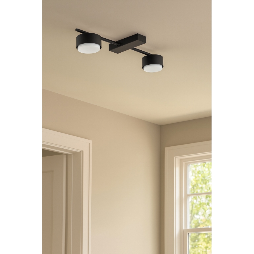 Brilagi - Virziena gaismeklis 2xGX53/12W/230V melns