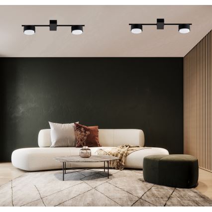 Brilagi - Virziena gaismeklis 2xGX53/12W/230V melns