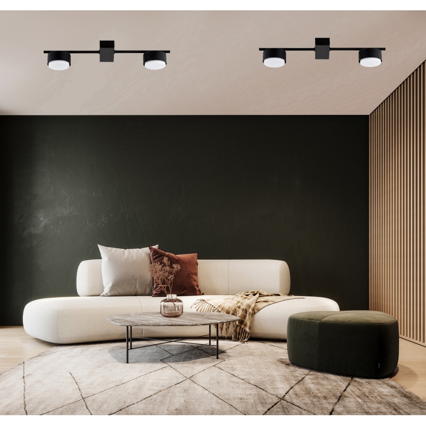 Brilagi - Virziena gaismeklis 2xGX53/12W/230V melns