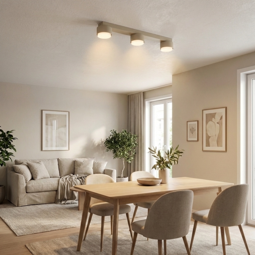 Brilagi - Virziena gaismeklis 3xGX53/12W/230V bēšs