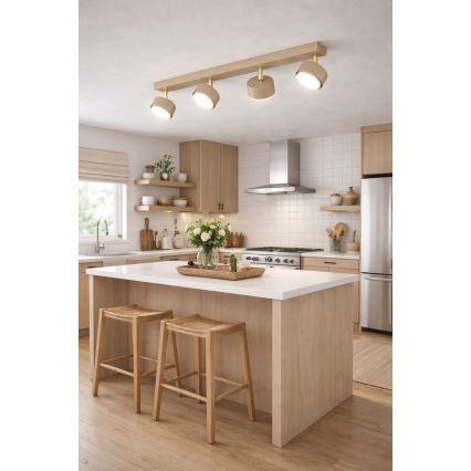 Brilagi - virziena gaismeklis 4xGX53/12W/230V, bēšs