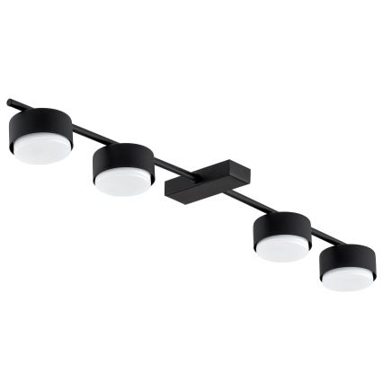 Brilagi - Virziena gaismeklis 4xGX53/12W/230V melns