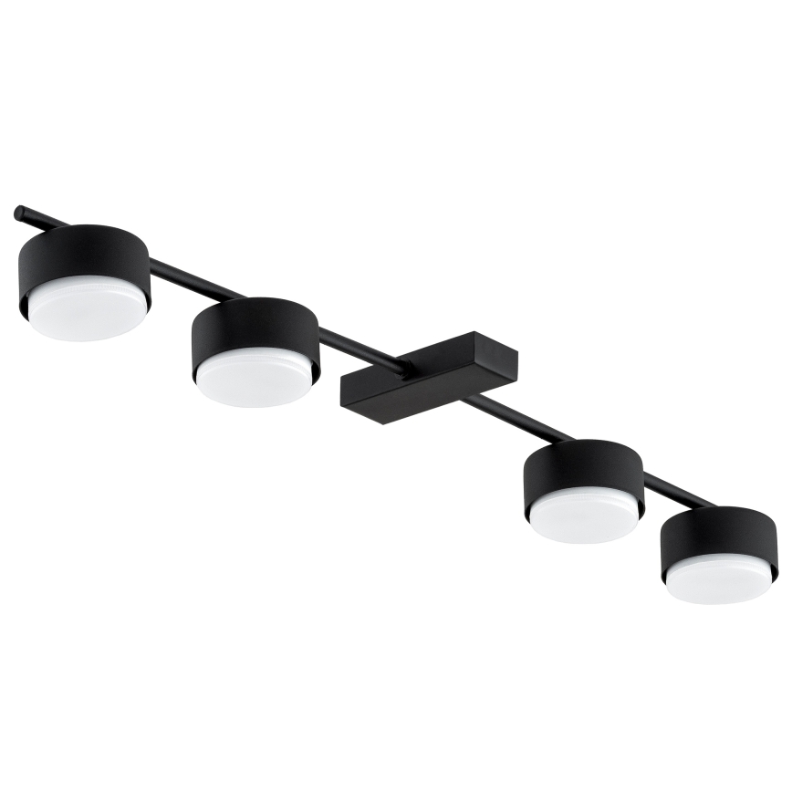 Brilagi - Virziena gaismeklis 4xGX53/12W/230V melns