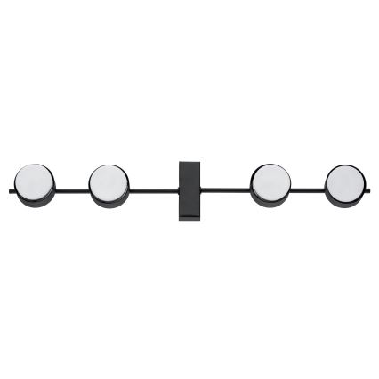 Brilagi - Virziena gaismeklis 4xGX53/12W/230V melns