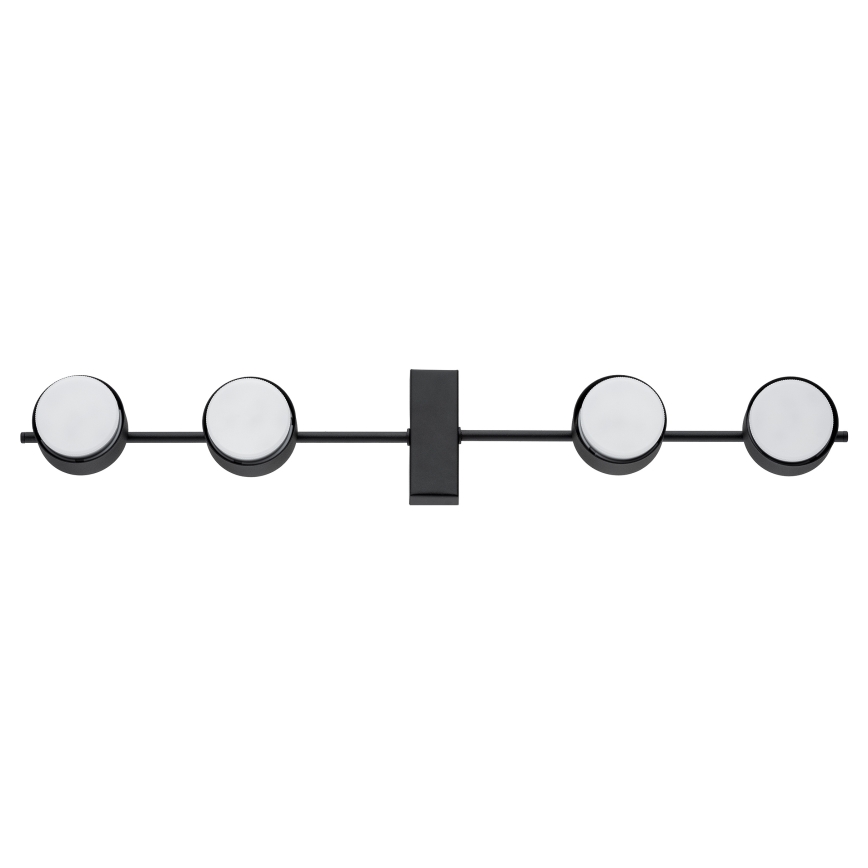 Brilagi - Virziena gaismeklis 4xGX53/12W/230V melns