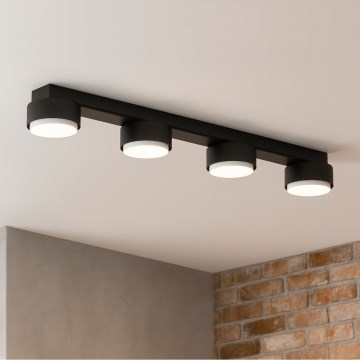 Brilagi - Virziena gaismeklis 4xGX53/12W/230V melns