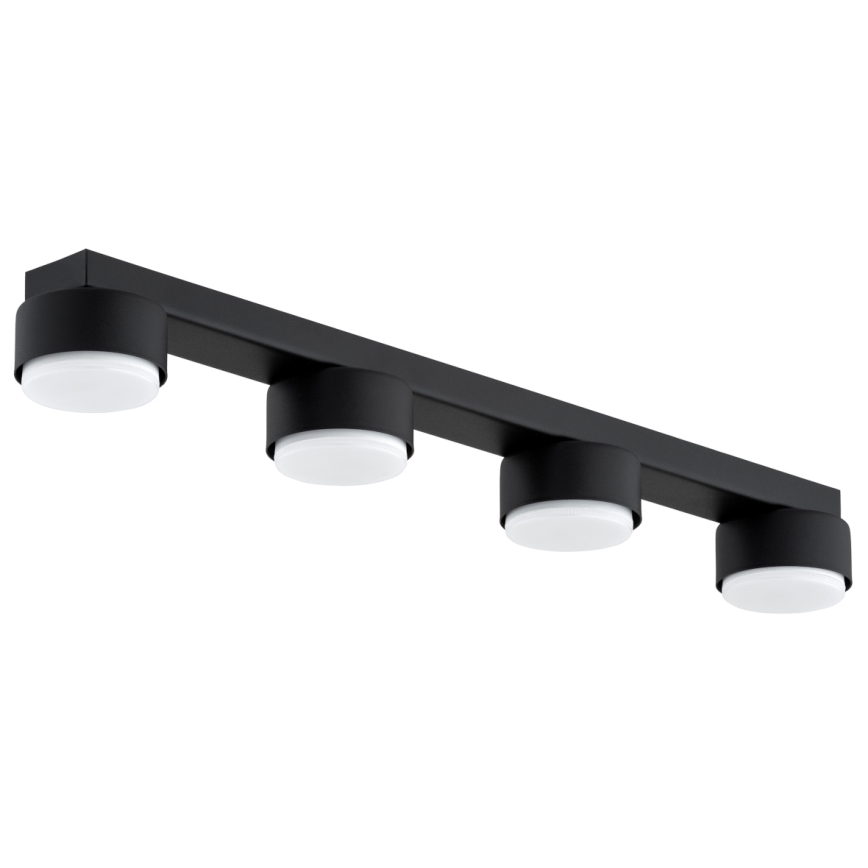 Brilagi - Virziena gaismeklis 4xGX53/12W/230V melns