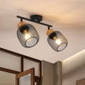 BRILAGI - Virziena gaismeklis BASKLITE 2xE27/15W/230V koka/melna