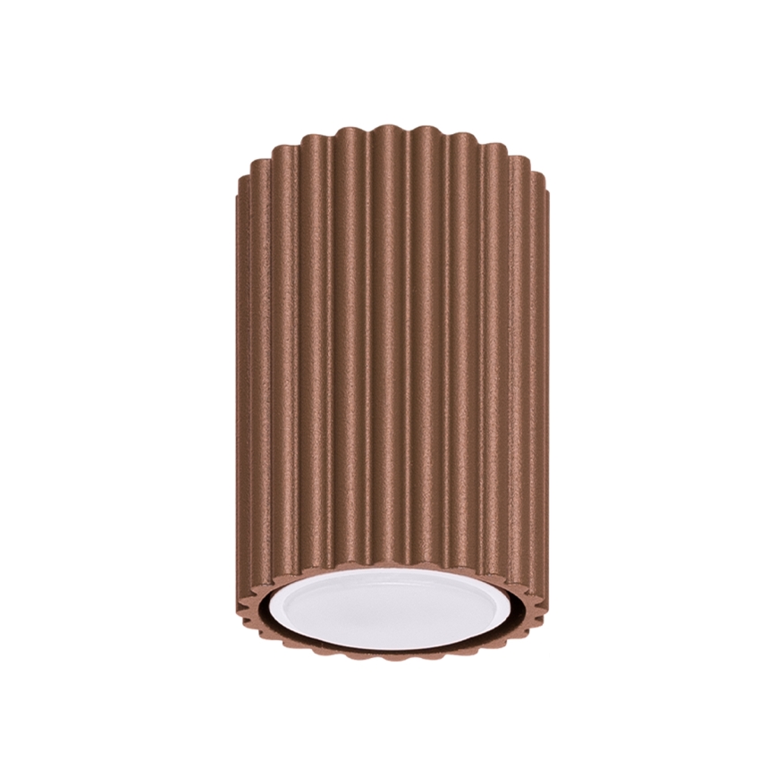 Brilagi - Virziena gaismeklis CRESTO 1xGU10/10W/230V 10 cm brūns