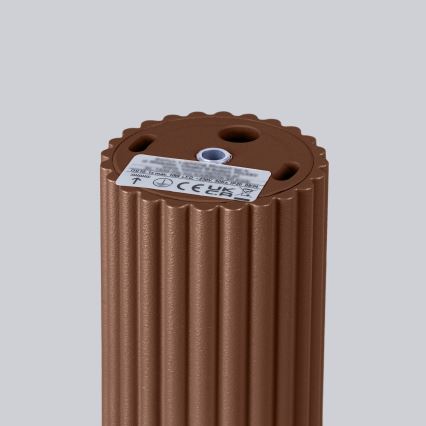 Brilagi - Virziena gaismeklis CRESTO 1xGU10/10W/230V 10 cm brūns