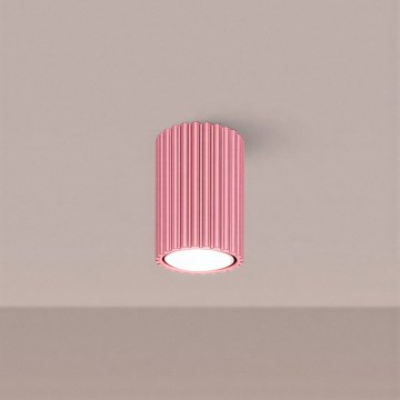 Brilagi - Virziena gaismeklis CRESTO 1xGU10/10W/230V 10 cm rozā