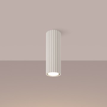 Brilagi - Virziena gaismeklis CRESTO 1xGU10/10W/230V 20 cm krēmkrāsains