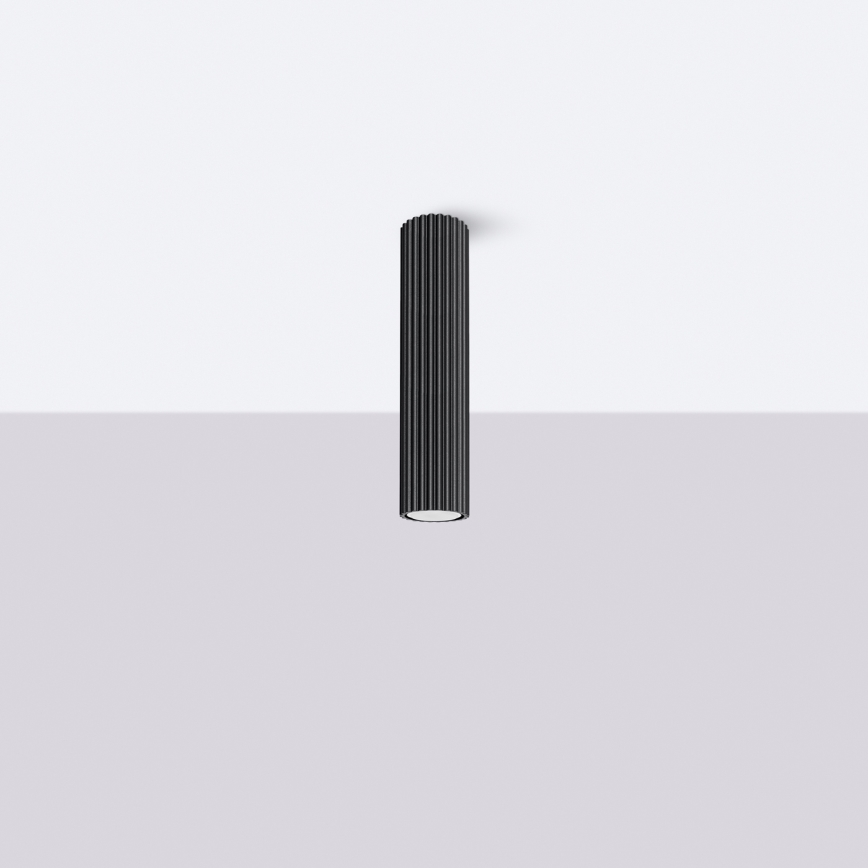 Brilagi - Virziena gaismeklis CRESTO 1xGU10/10W/230V 30 cm melns