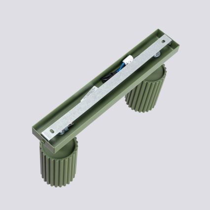 Brilagi - Virziena gaismeklis CRESTO 2xGU10/10W/230V zaļš