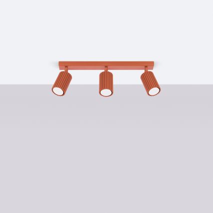 Brilagi - Virziena gaismeklis CRESTO 3xGU10/10W/230V sarkans