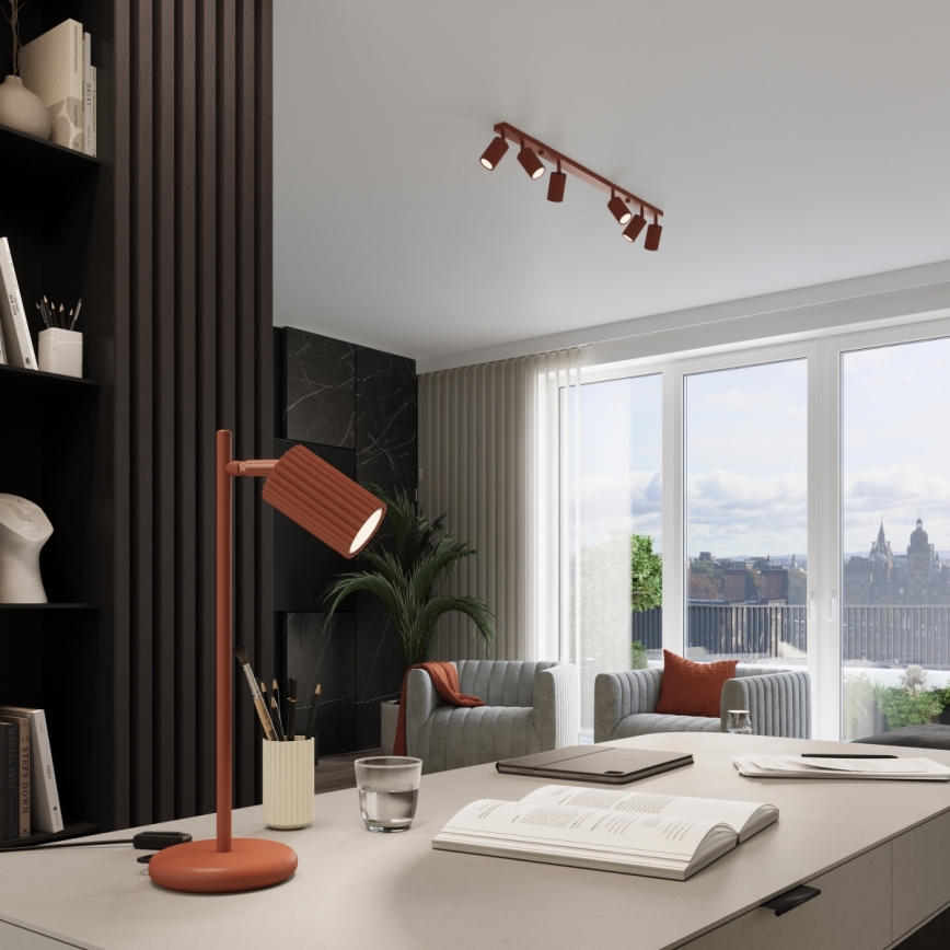 Brilagi - virziena gaismeklis CRESTO 4xGU10/10W/230V sarkans