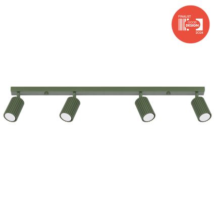 Brilagi - Virziena gaismeklis CRESTO 4xGU10/10W/230V zaļš