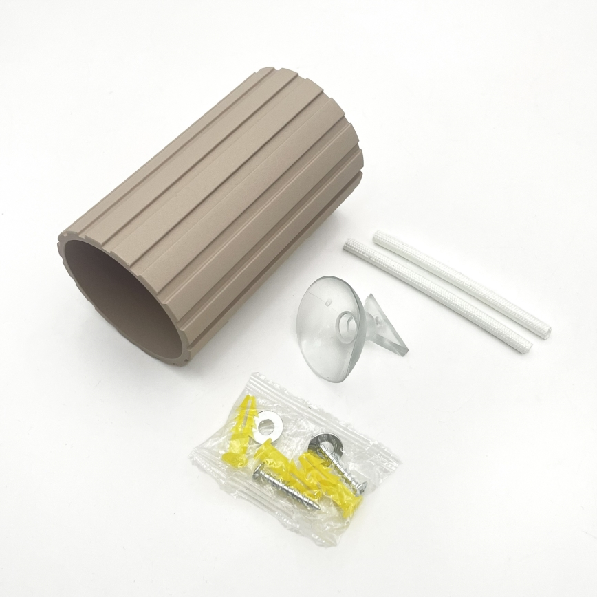 Brilagi - virziena gaismeklis CRISPINA 1xGU10/10W/230V 10 cm bēžs