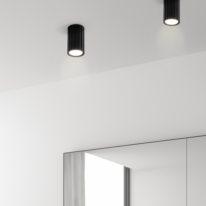 Brilagi - Virziena gaismeklis CRISPINA 1xGU10/10W/230V 10 cm melns