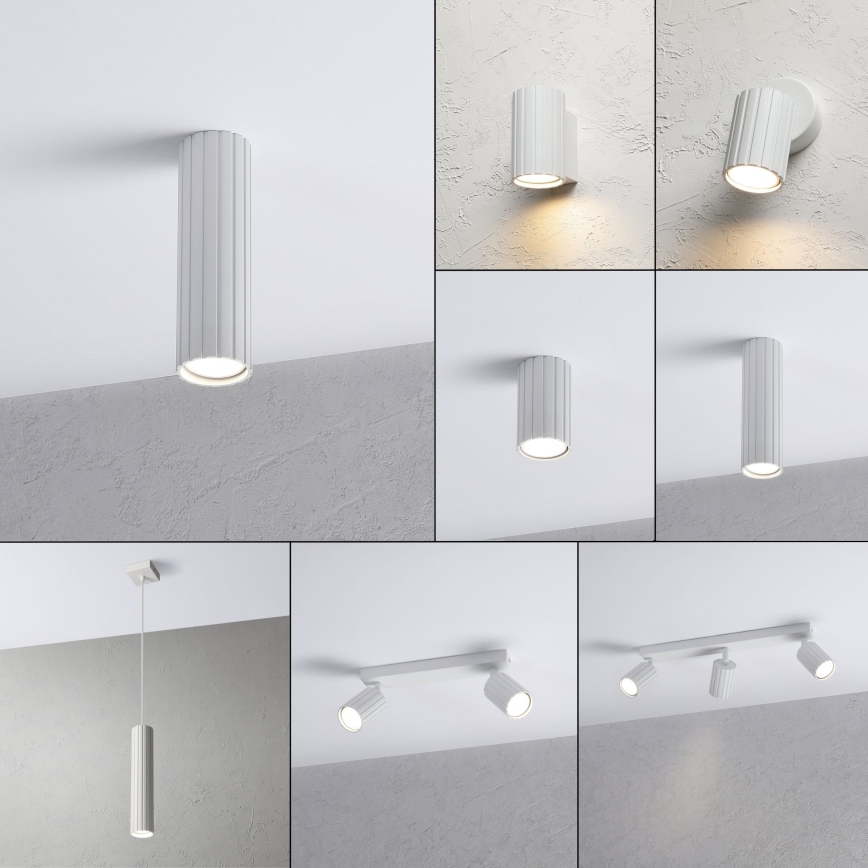 Brilagi - virziena gaismeklis CRISPINA 1xGU10/10W/230V 20 cm balts